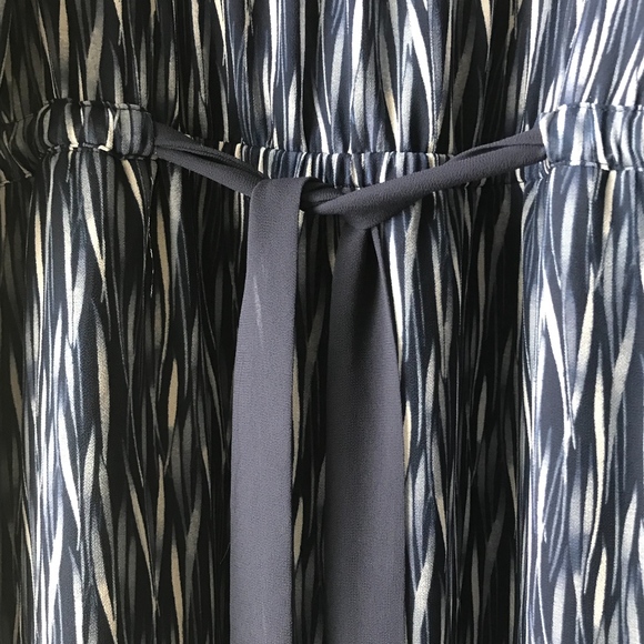 Lane Bryant Blue Chiffon Maxi - Plus Size - Picture 4 of 5